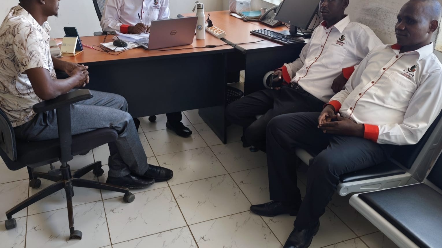 Meeting with Hola Huduma Centre Management