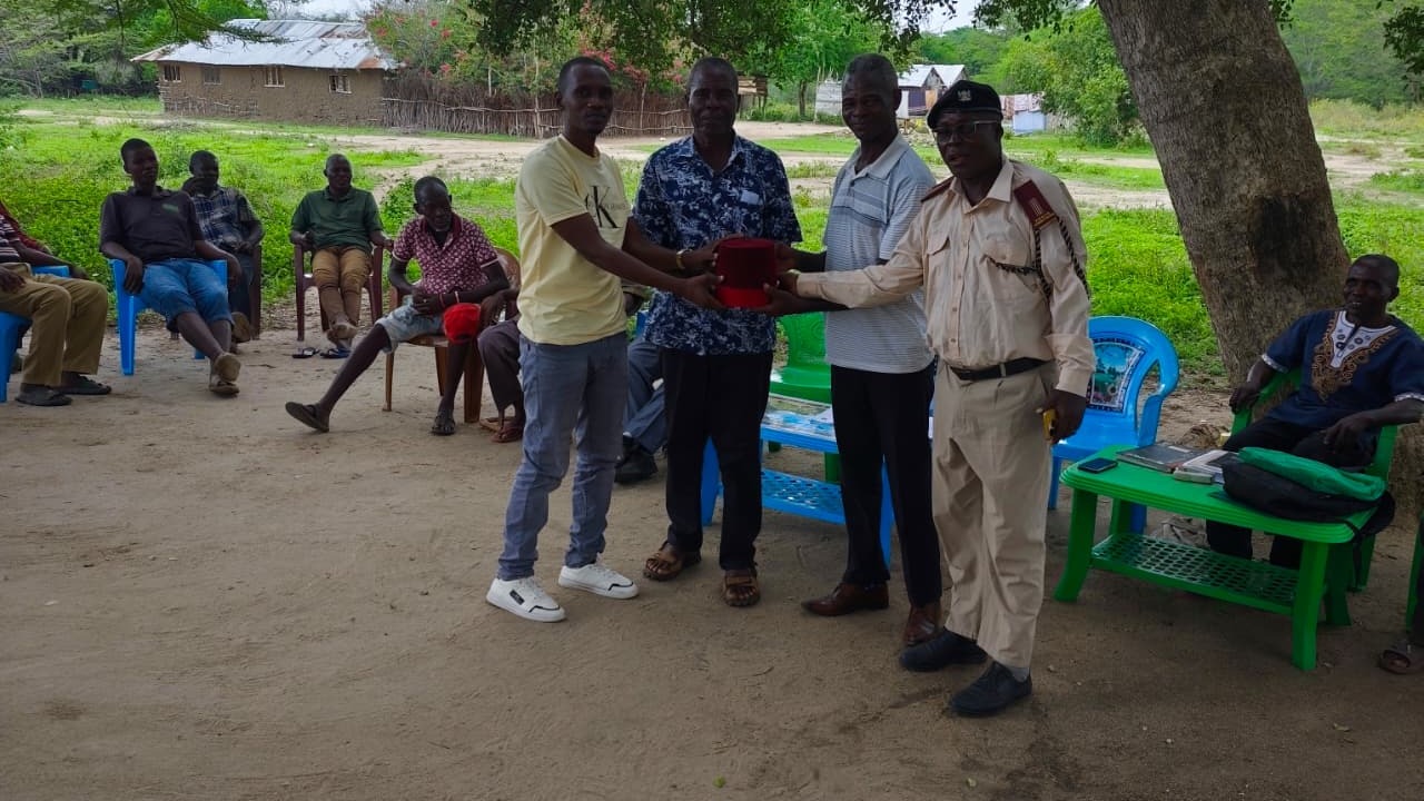 Meeting with Benderani Sub-Location Elders at Mwangaza Village