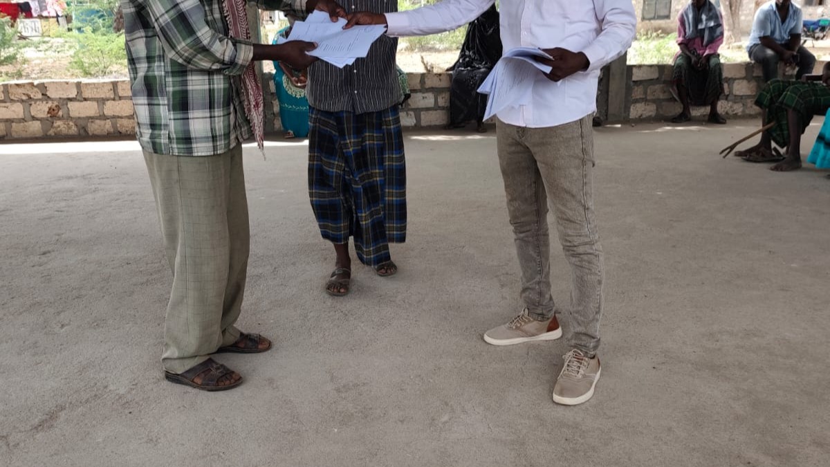 Bursary Forms Distribution at Sera Village